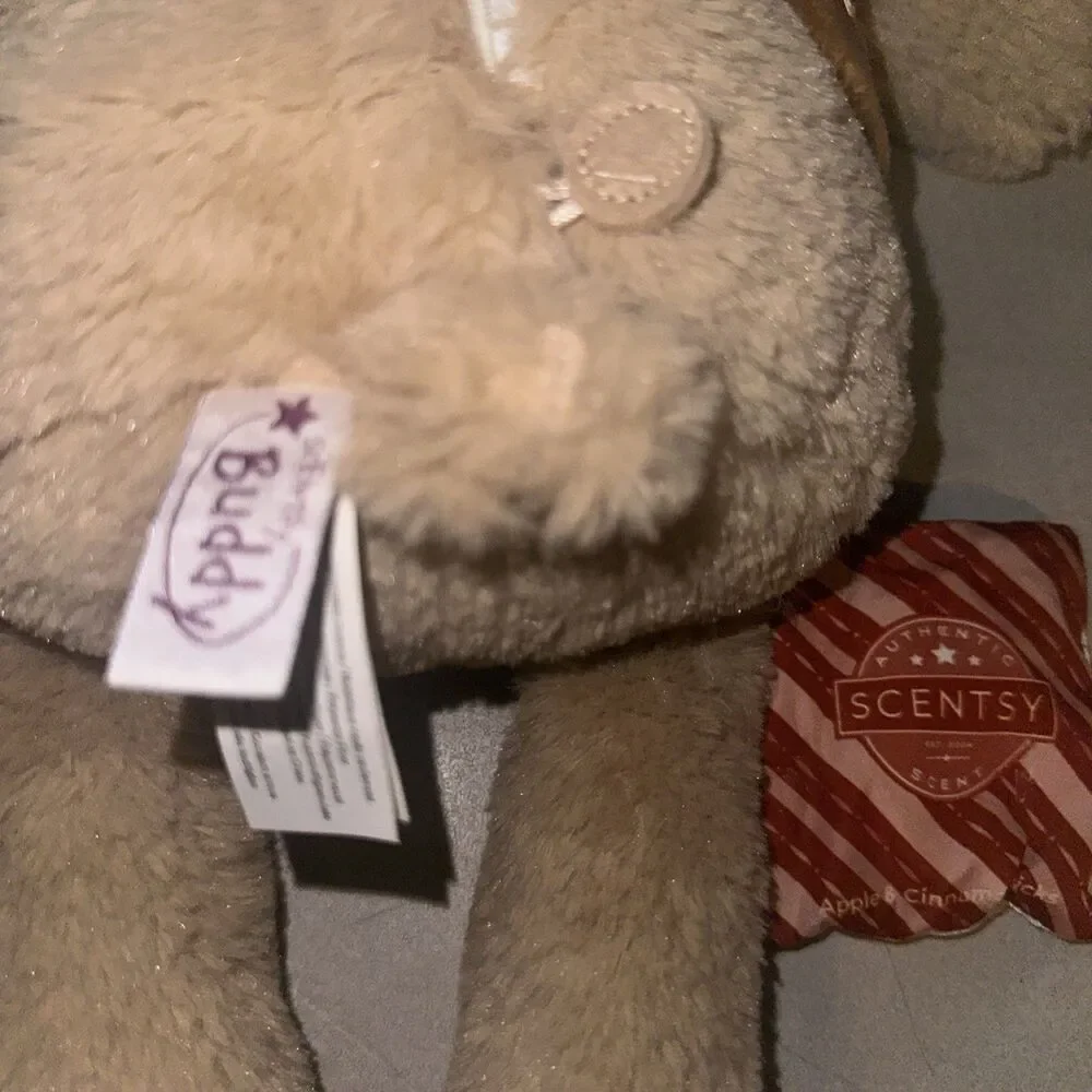 Scentsy Buddy Gretchen the Gingerbread Bear Plush Stuffed Animal
